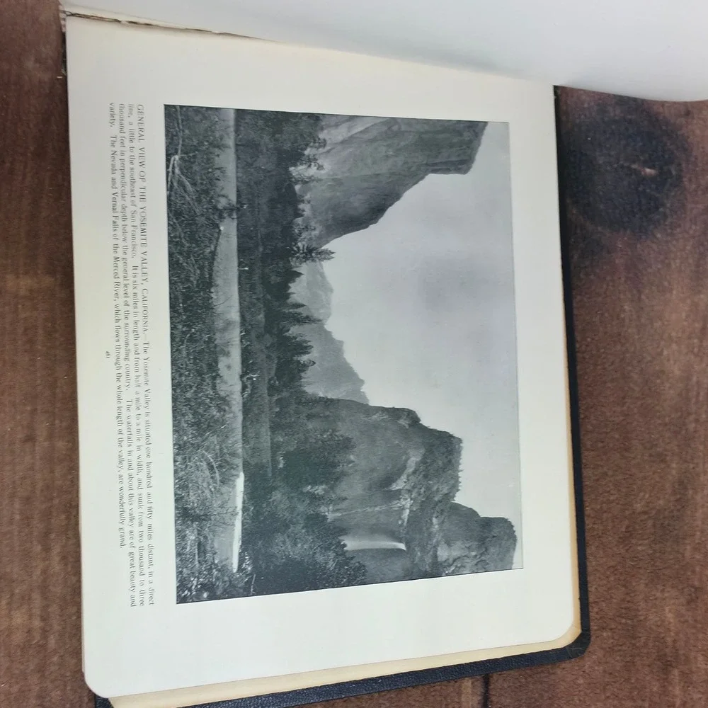 Shepp's Photographs of the World Book 1891 Black Good Antique Travel History